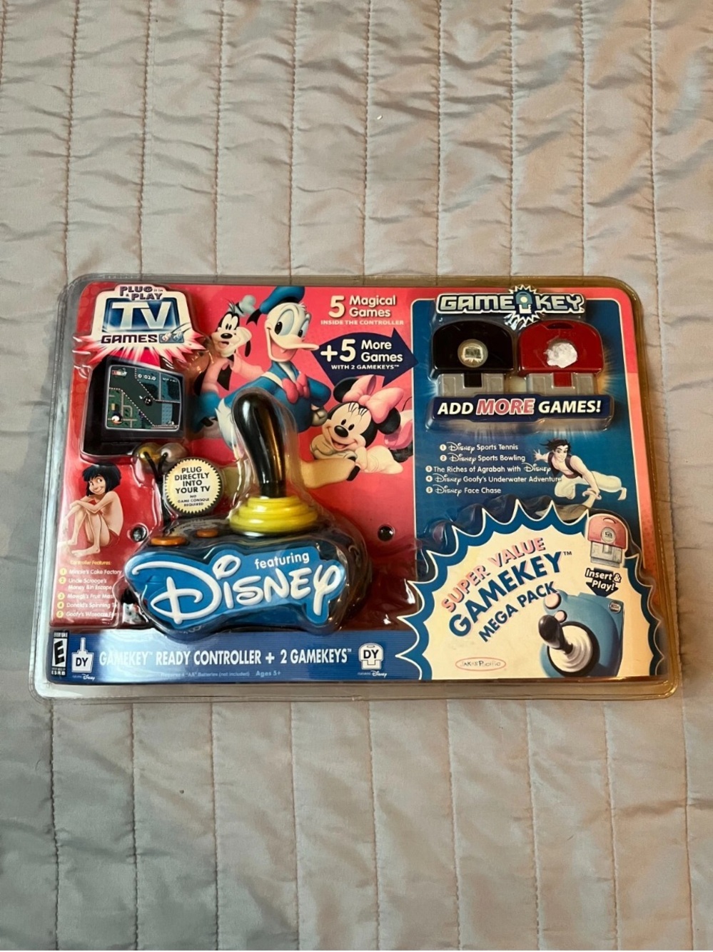 2005 Jakks Pacific Disney Plug N Play TV Game Mega Pack New!